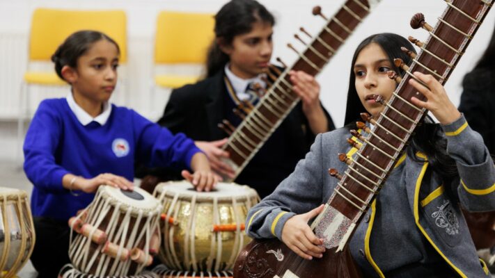 The Raga and Tala Ensemble from Birmingham Music Service